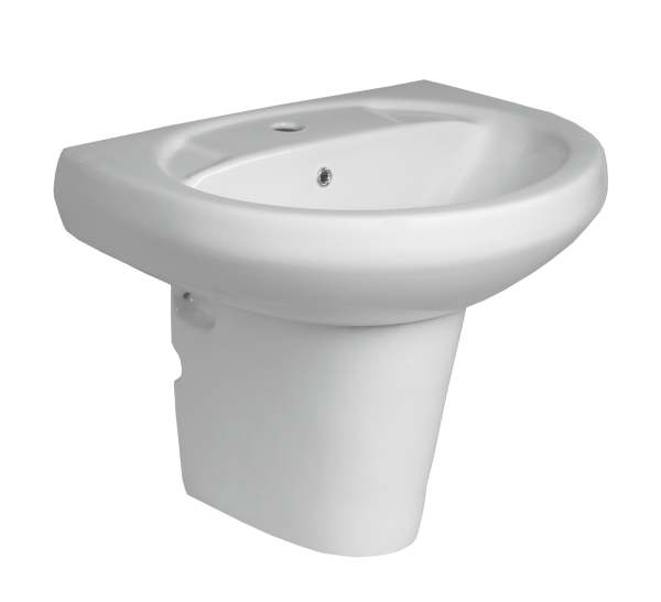 BHP-110131 Coral - Basin for Half Pedestral (Pedestral not Included)