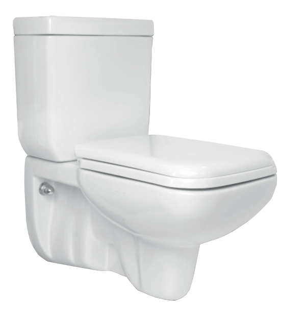 TPT-170081 (WM) Titan - Two Piece Toilet (Wall Mounted