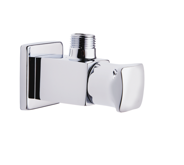 ALV-121 Angular Stop Cock with Wall Flange