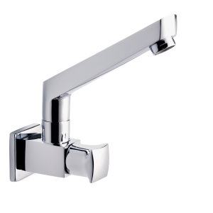 ALV-131C Sink Cock With Casted Spout Wall Mounted