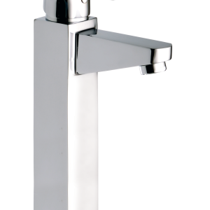 ALV-182 Single Lever Basin Mixer with extended body with 600mm Braided Hoses