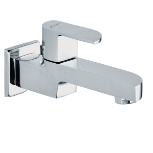 ALX-112 Long Body Bib Cock With Wall Flange