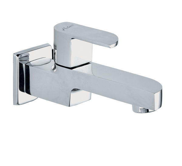 ALX-112 Long Body Bib Cock With Wall Flange