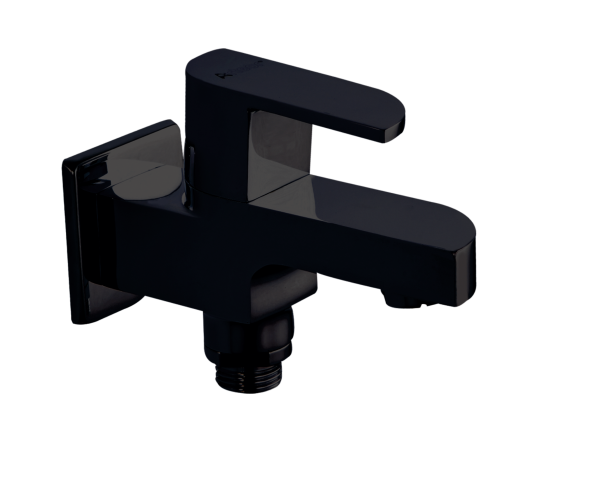 ALX-113 Bib Cock Two Way with Wall Flange(PVD)