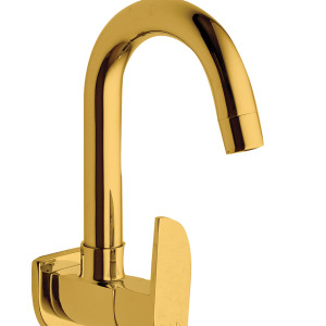 ALX-131 Sink Cock With Swivel Spout Wall Mounted(PVD)