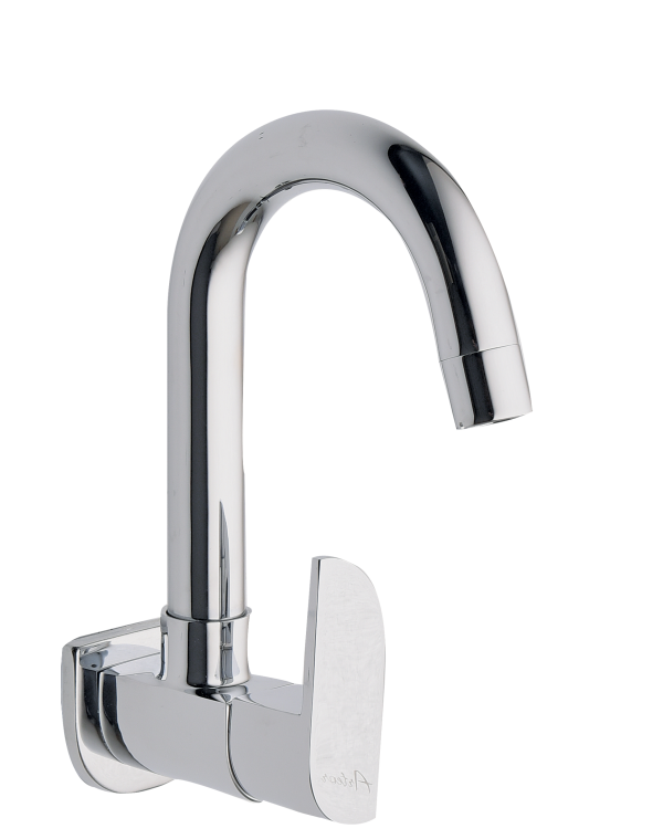 ALX-131 Sink Cock With Swivel Spout Wall Mounted