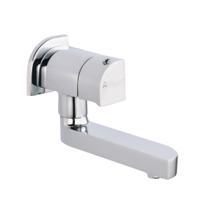 ALX-135 Sink Cock With Bottom Swivel Spout Wall Mounted