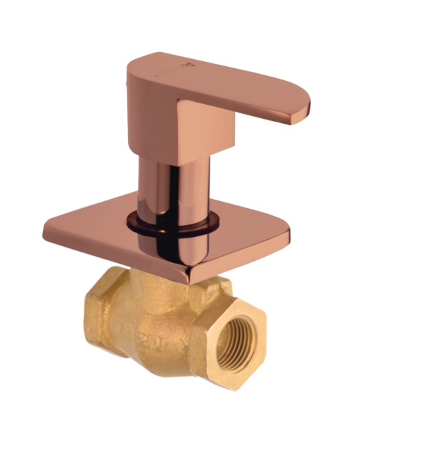 ALX-150 15MM Concealed Stop Cock(PVD)