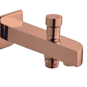 ALX-194 Bath Spout With Button Attachment For Telephonic Shower(PVD)