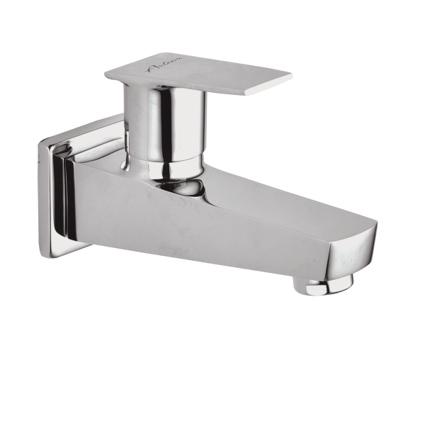 ASP-112 Long Body Bib Cock With Wall Flange