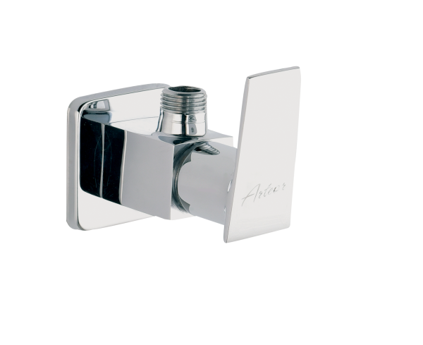 ASP-121 Angular Stop Cock with Wall Flange