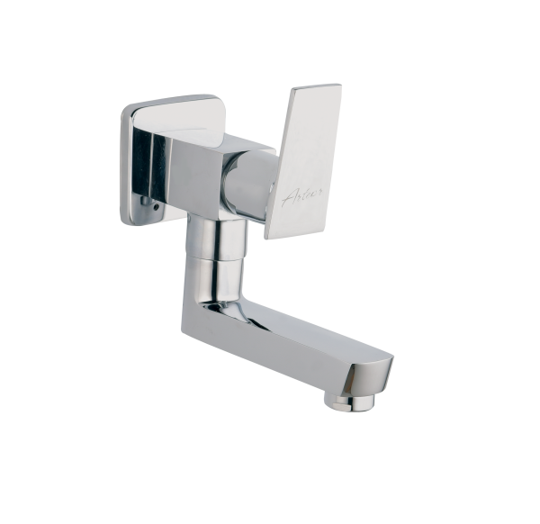 ASP-135 Sink Cock With Bottom Swivel Spout Wall Mounted
