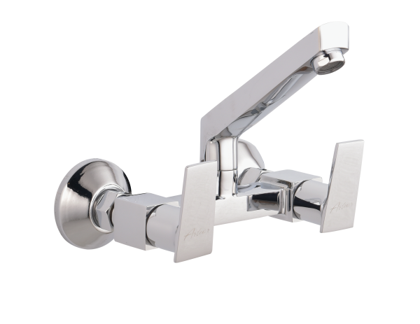 ASP-136C Sink Mixer With Casted Spout Wall Mounted