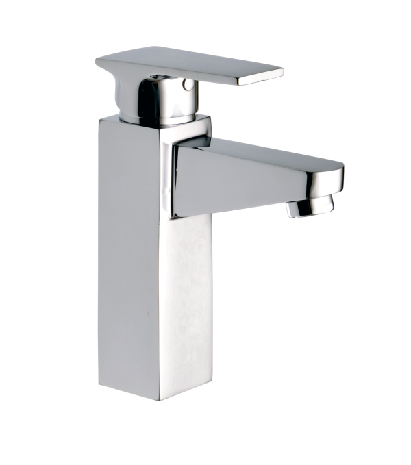 ASP-181 Single Lever Basin Mixer with 450mm Braided Hoses