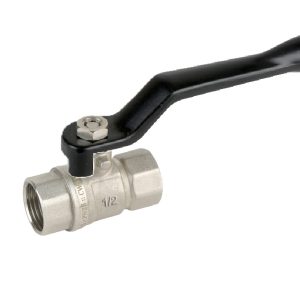 BBV-AH-101-L 1/2" Brass Ball Valve Light Aluminium Handle