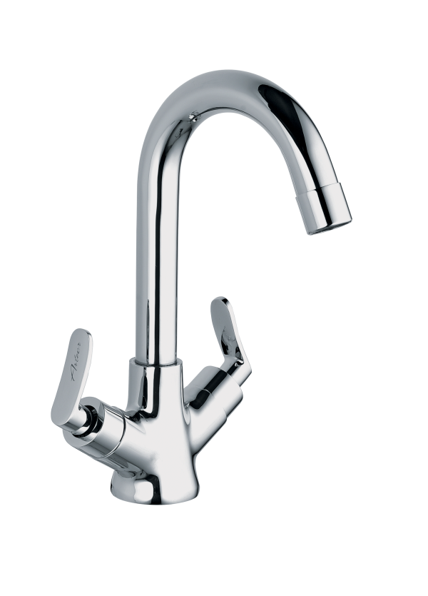 COR-106 Center hole Basin Mixer with Swivel Spout