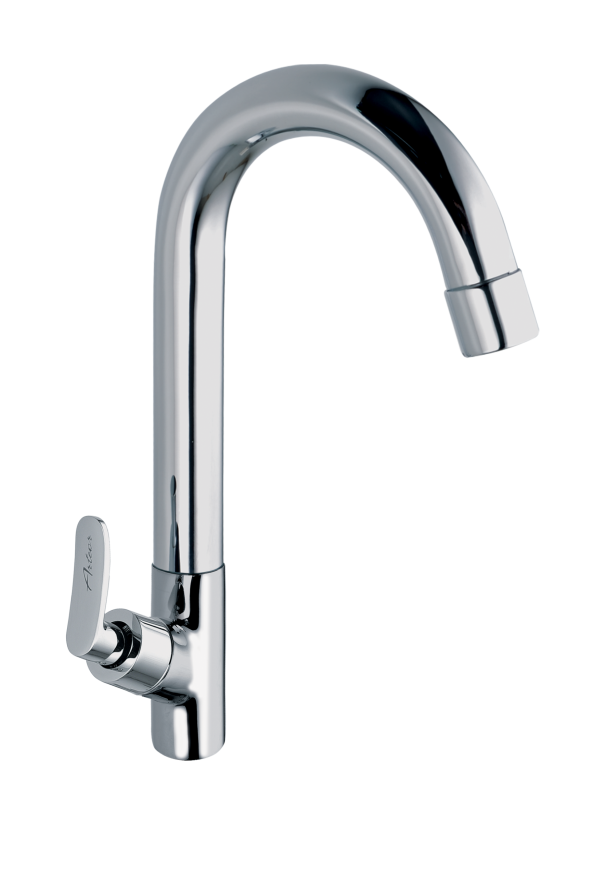 COR-133 Sink Cock With Swivel Spout Table Mounted
