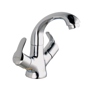 COS-105 Center Hole Basin Mixer With 450mm Braided Hoses