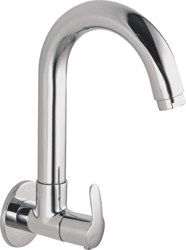 COS-131 Sink Cock With Swivel Spout Wall Mounted