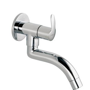 COS-135 Sink Cock With Bottom Swivel Spout Wall Mounted