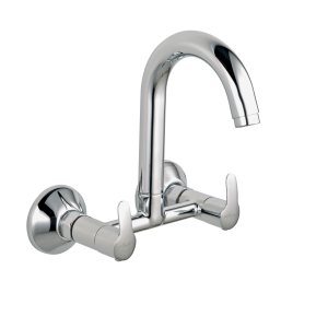 COS-136 Sink Mixer With Swivel Spout Wall Mounted