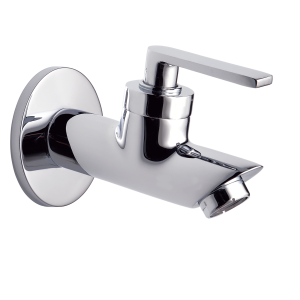 DCR-111 Bib Cock with Wall Flange