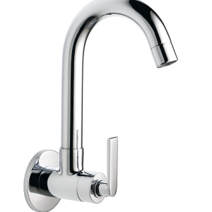 DCR-131 Sink Cock With Swivel Spout Wall Mounted