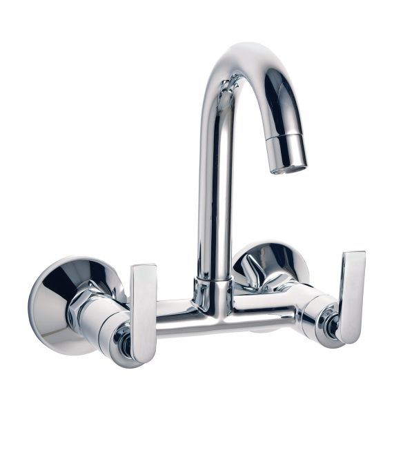 DCR-136 Sink Mixer With Swivel Spout Wall Mounted
