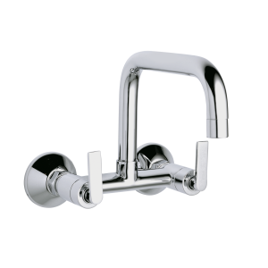 DCR-137 Sink Mixer With Extended Swivel Spout Wall Mounted