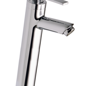 DCR-182 Single Lever Basin Mixer with extended body with 600mm Braided Hoses