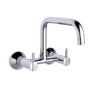 DEL-137 Sink Mixer With Extended Swivel Spout Wall Mounted