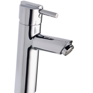 DEL-181 Single Lever Basin Mixer with 450mm Braided Hoses