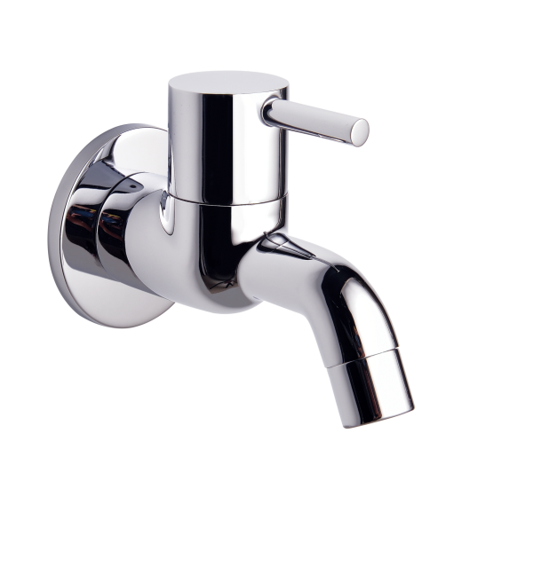 FLR-111 Bib Cock with Wall Flange