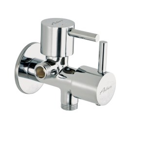 FLR-122 Angular Stop Cock Dual Handle with Wall Flange