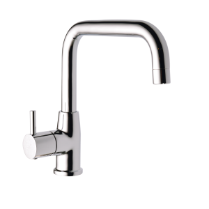 FLR-134 Sink Cock With Extended Swivel Spout Table Mounted