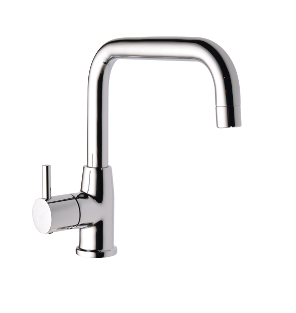 FLR-134 Sink Cock With Extended Swivel Spout Table Mounted