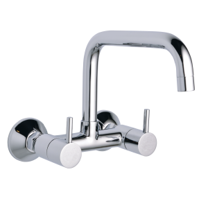 FLR-137 Sink Mixer With Extended Swivel Spout Wall Mounted