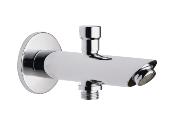 FLR-194 Bath Spout With Button Attachment For Telephonic Shower