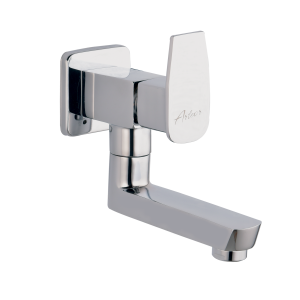 FOR-135 Sink Cock With Bottom Swivel Spout Wall Mounted