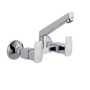 FOR-136C Sink Mixer With Casted Spout Wall Mounted