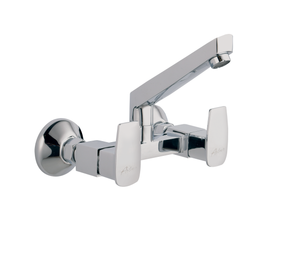 FOR-136C Sink Mixer With Casted Spout Wall Mounted