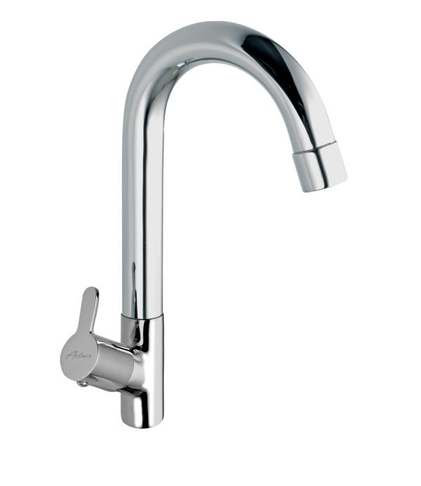 FUS-133 Sink Cock With Swivel Spout Table Mounted