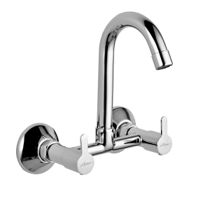 FUS-136 Sink Mixer With Swivel Spout Wall Mounted
