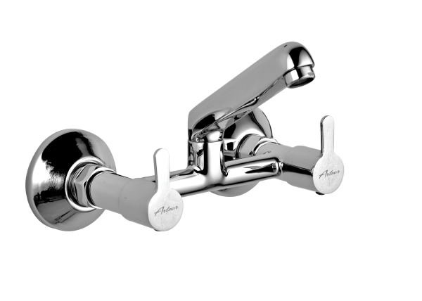 FUS-136C Sink Mixer With Casted Spout Wall Mounted