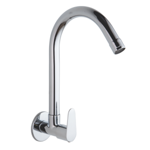 GLN-132 Sink Cock With Swivel Spout Wall Mounted