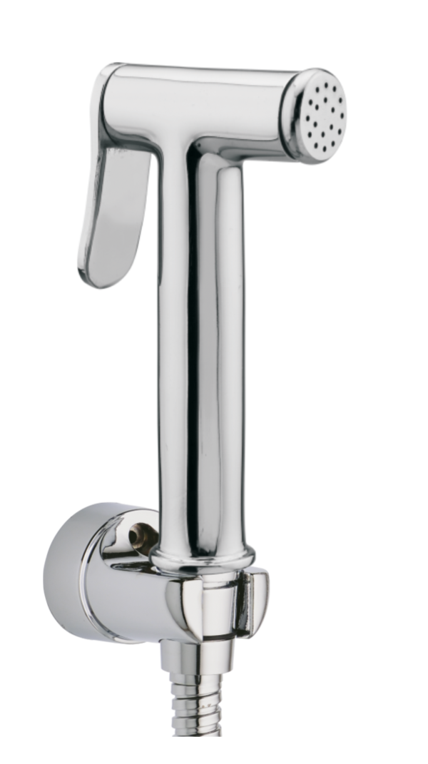 HFT-104 Health Faucet Solo Brass With 1.2 Mtr Tube & ABS Hook