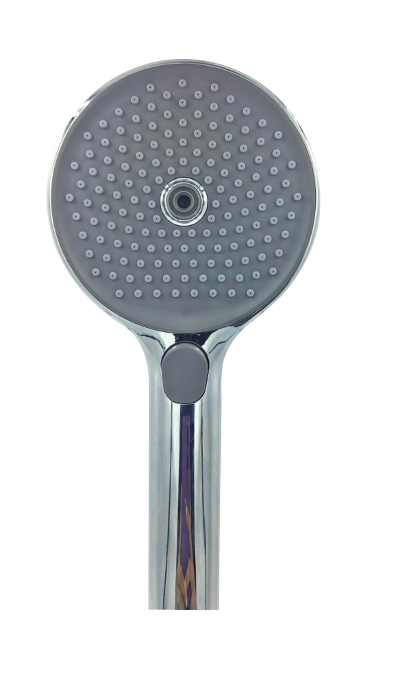 HSR-108 Hand Shower Round Dualflow With 1.5 Mtr Tube & ABS Hook