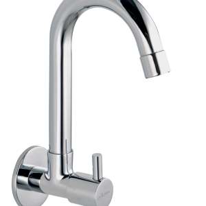 ICN-131 Sink Cock With Swivel Spout Wall Mounted