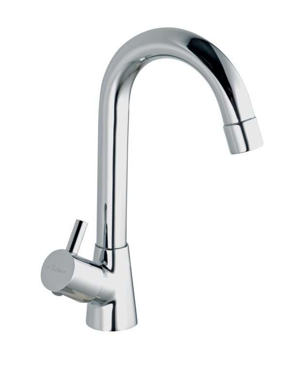 ICN-133 Sink Cock With Swivel Spout Table Mounted