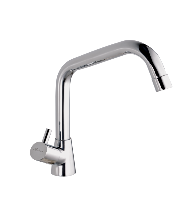 ICN-134 Sink Cock With Extended Swivel Spout Table Mounted